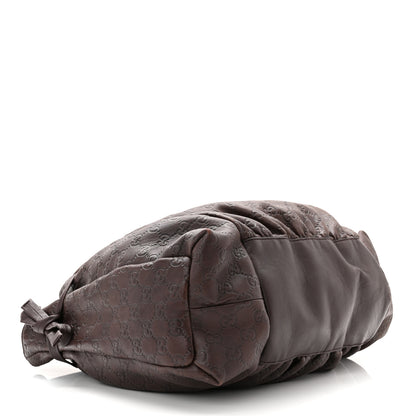 Gucci Guccissima Medium Hysteria Tote Chocolate 3 of 9
