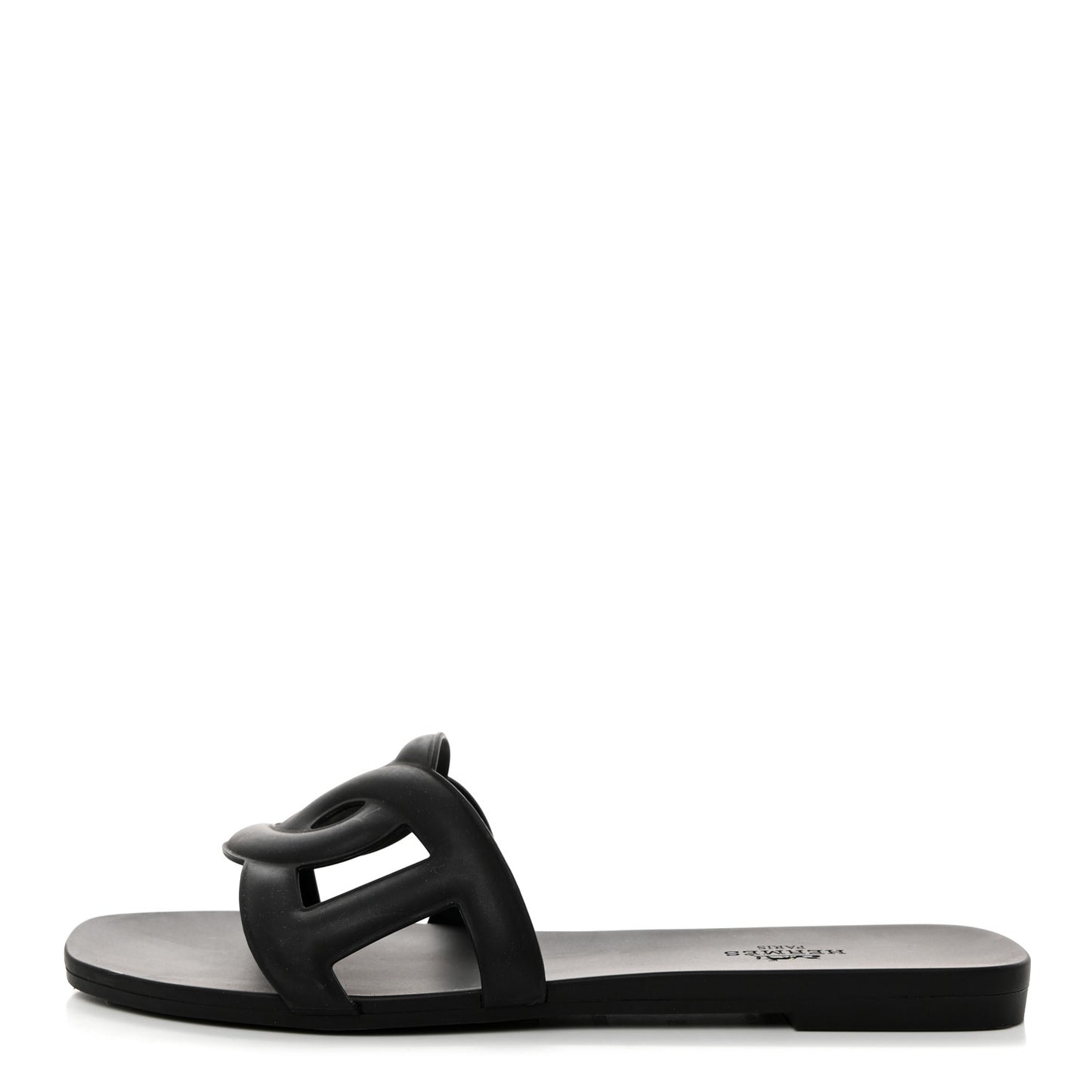 Rubber Aloha Sandals 37 Black