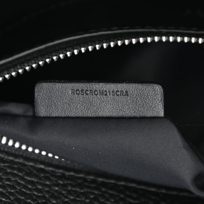 Burberry Grainy Calfskin Embossed Bruno Messenger Black 7 of 12