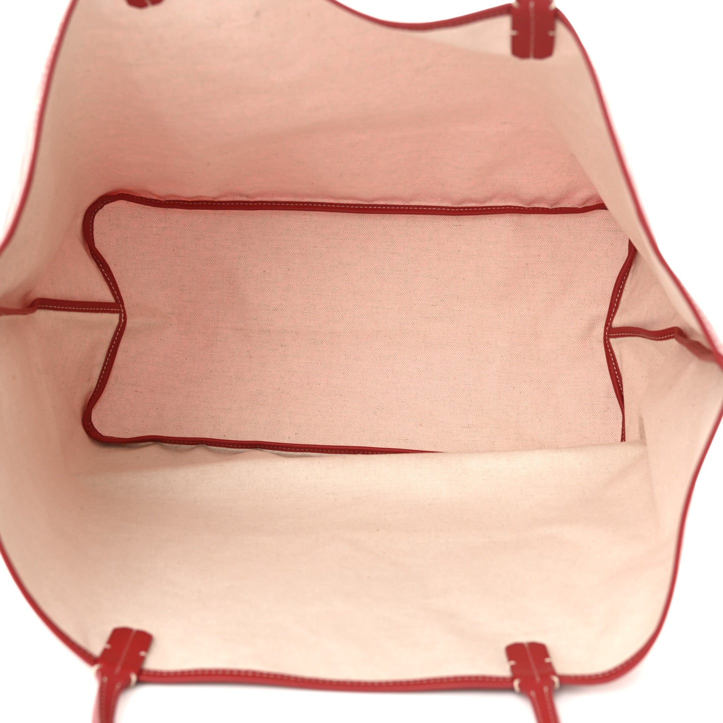 Goyardine Coeur Saint Louis GM Red