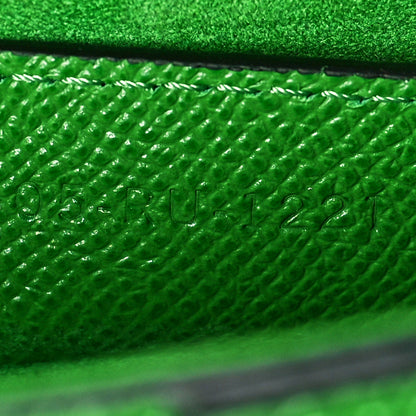 Christian Dior Grained Calfskin Saddle Bag Green 6 of 9