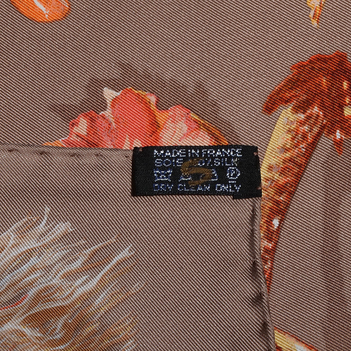 Silk Champignons Scarf 90