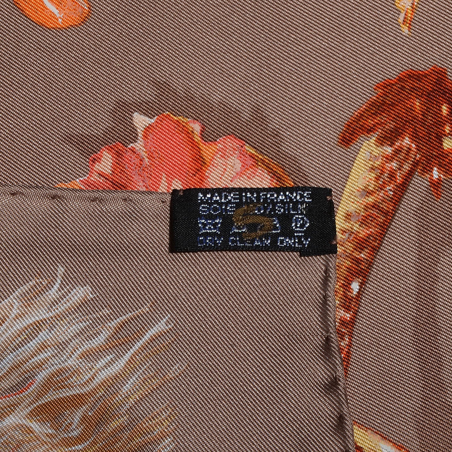 Hermes Silk Champignons Scarf 90 5 of 5