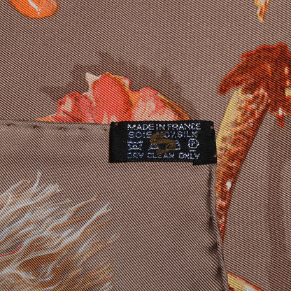 Hermes Silk Champignons Scarf 90 5 of 5