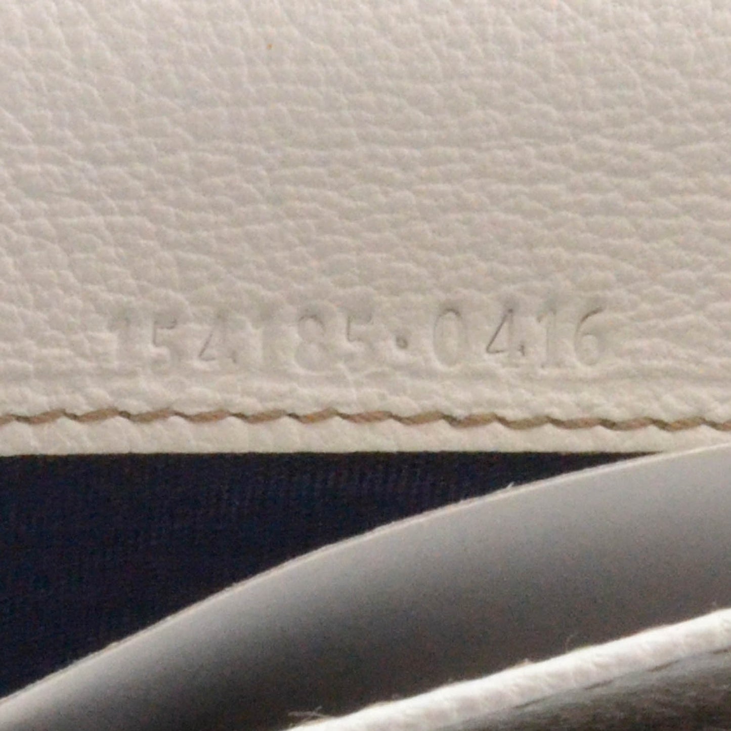 Leather Capri Continental Wallet White