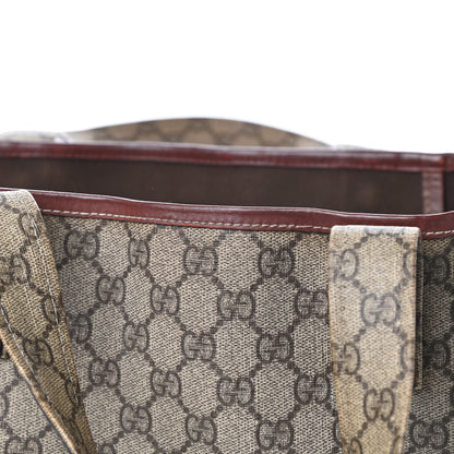 Gucci GG Plus Monogram Medium Signature Web Loop Tote Brown 7 of 11