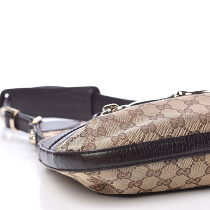Gucci Monogram Hasler Hobo Dark Brown 6 of 13