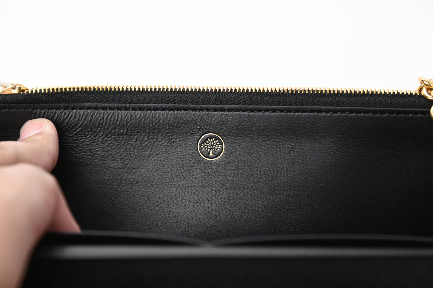 Small Classic Grain Amberley Convertible Clutch Black