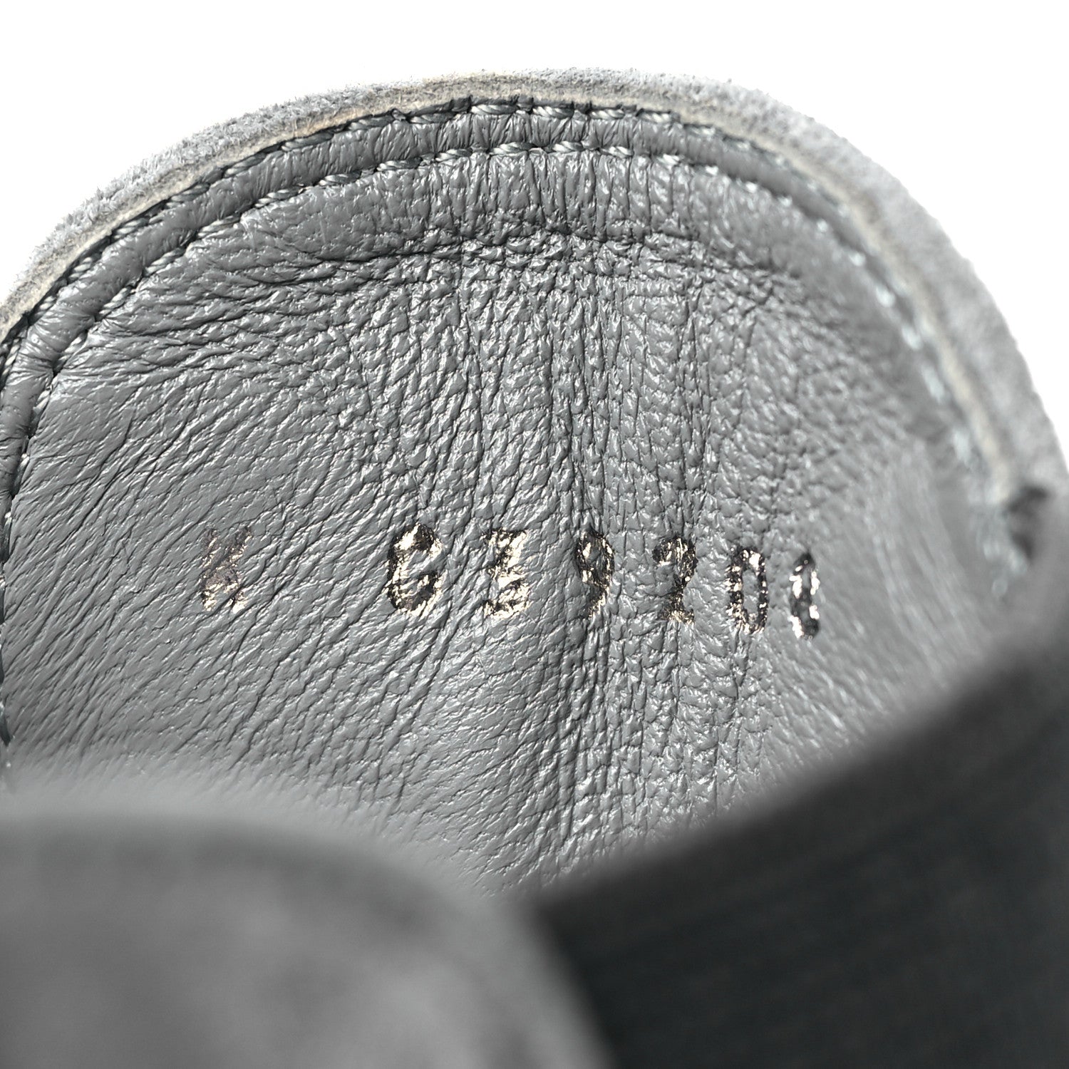 Chanel Suede Lambskin Cap Toe Ankle Boots 36.5 Grey 8 of 9