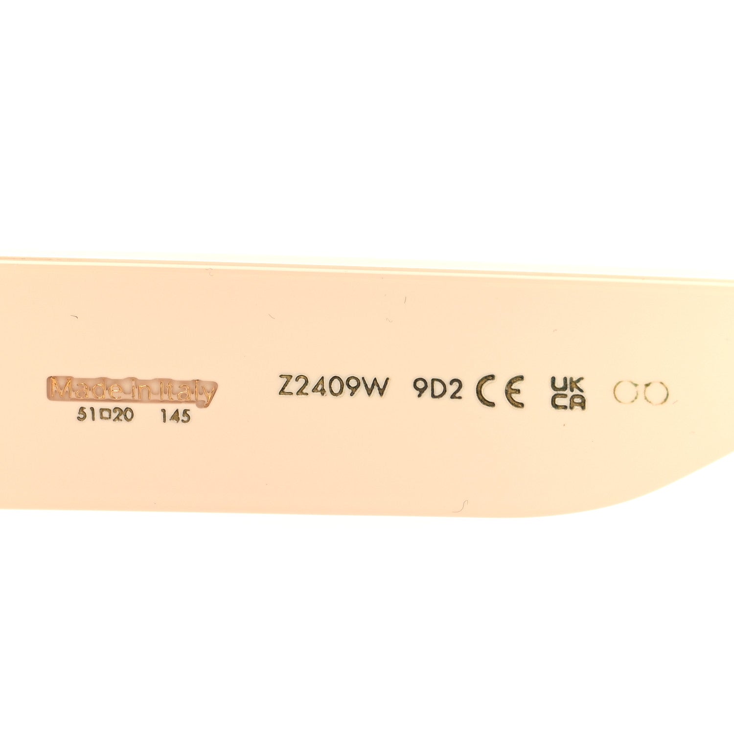 Louis Vuitton Acetate LV Circle Cat Eye Sunglasses Z2409W White 7 of 8