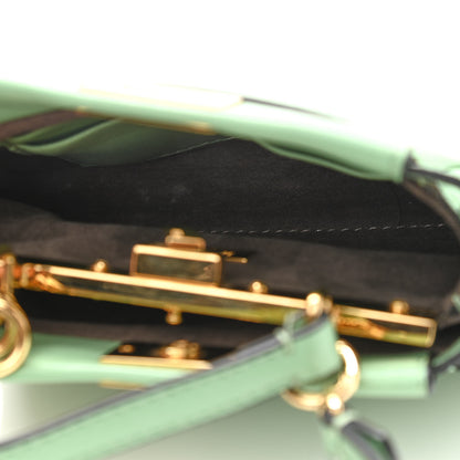 Fendi Shiny Nappa Micro Peekaboo Iconic Satchel Verde Acqua 4 of 11