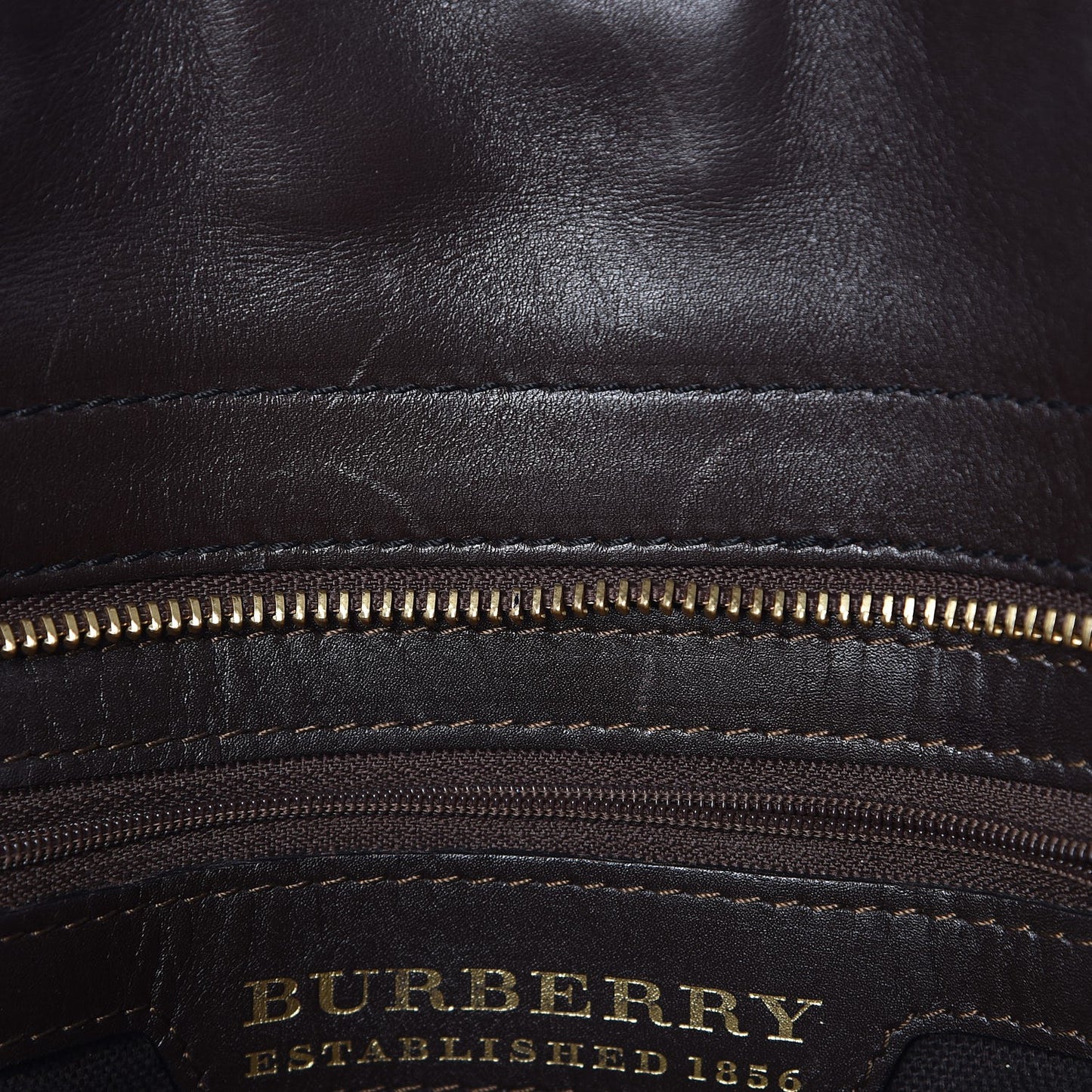 Haymarket Check Metal Stitch Lowry Dark Brown