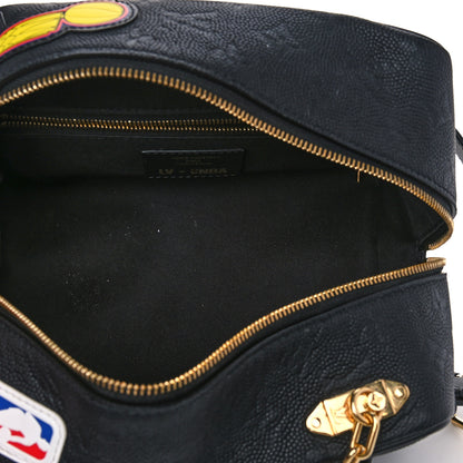 Louis Vuitton X NBA Calfskin Monogram Embossed Cloakroom Dopp Kit Black 5 of 18