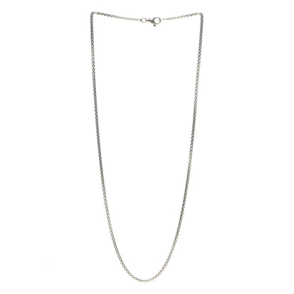 David Yurman Sterling Silver 2.7mm Small Box Chain Necklace 22" 3 of 4