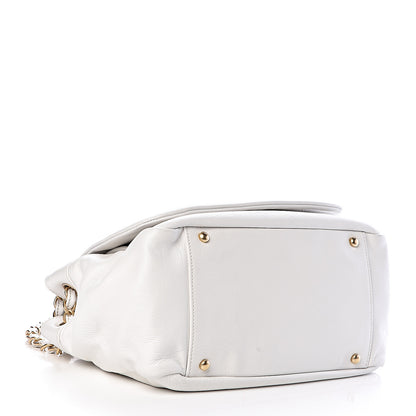 Chanel Grained Calfskin Metal Mosaic Flap White 4 of 10