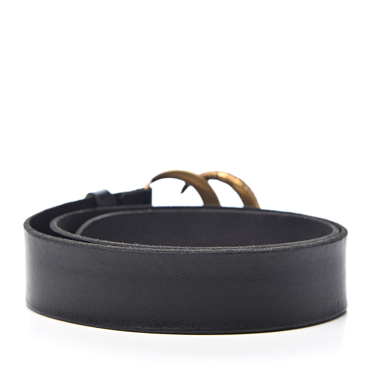 Faded Calfskin Snake Double G 40mm Belt 85 34 Black