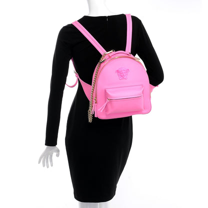 Versace Calfskin Palazzo Medusa Backpack Pink 2 of 8