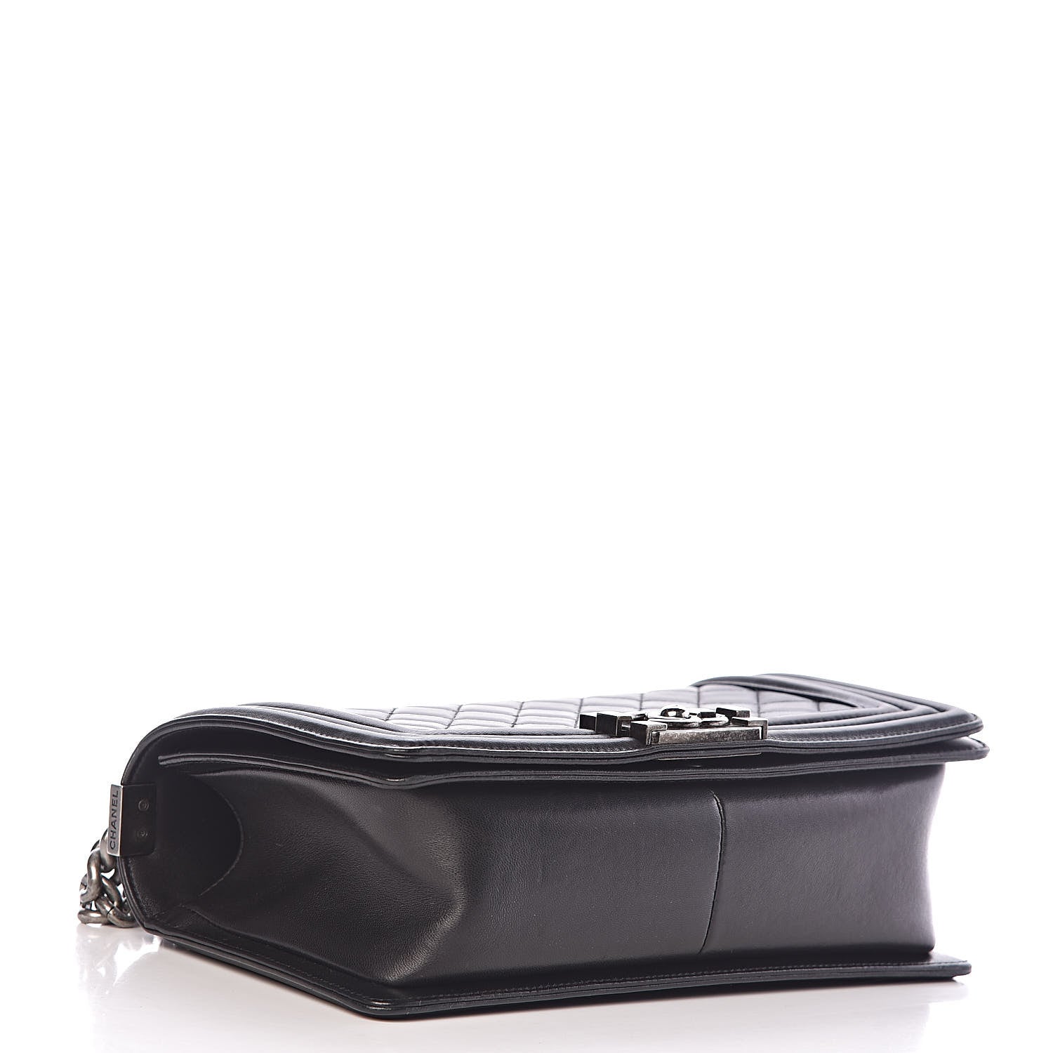 Chanel Lambskin Quilted Medium Boy Flap Black 4 of 11