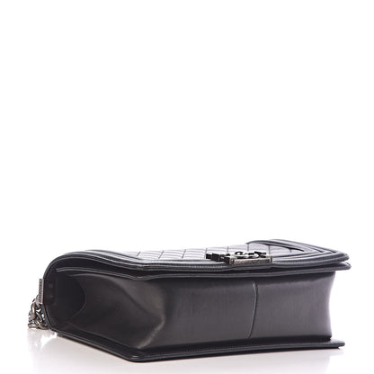 Chanel Lambskin Quilted Medium Boy Flap Black 4 of 11
