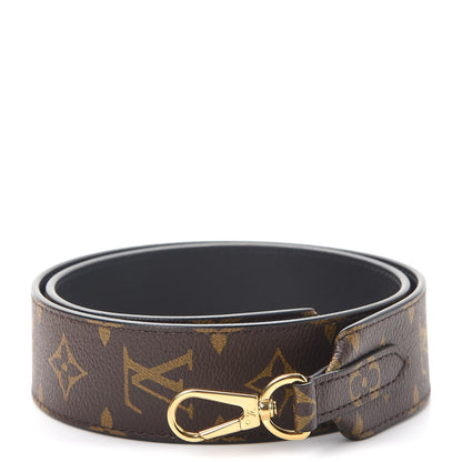 Louis Vuitton Monogram Bandouliere Shoulder Strap Black 1 of 8