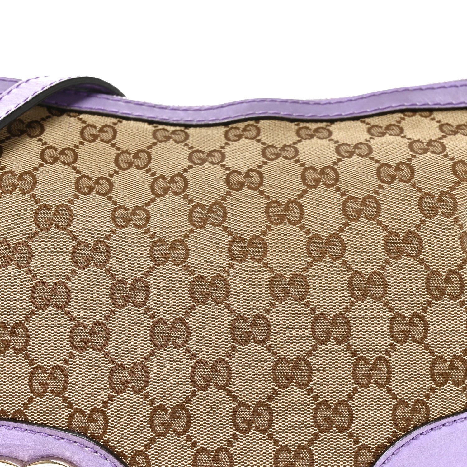 Gucci Monogram Small Lovely Heart Messenger Purple 8 of 10