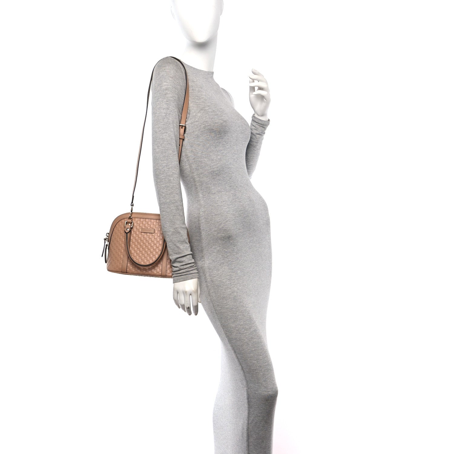 Gucci Soft Microguccissima Mini Dome Bag Camelia 2 of 12