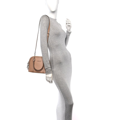 Gucci Soft Microguccissima Mini Dome Bag Camelia 2 of 12
