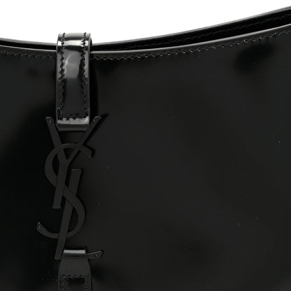 Saint Laurent Patent Le 5 A 7 Monochrome Hobo Black 8 of 10