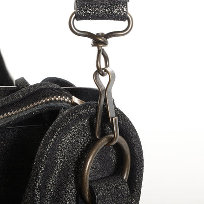 Balenciaga Metallic Craquele Calfskin Classic Hardware City Black 5 of 14