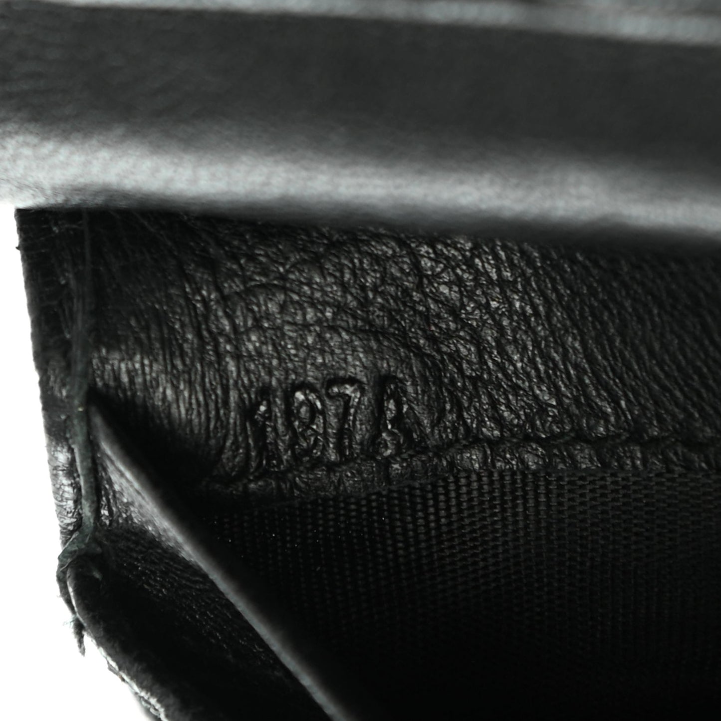 Nappa Matelasse Tri-Fold Flap Wallet Black