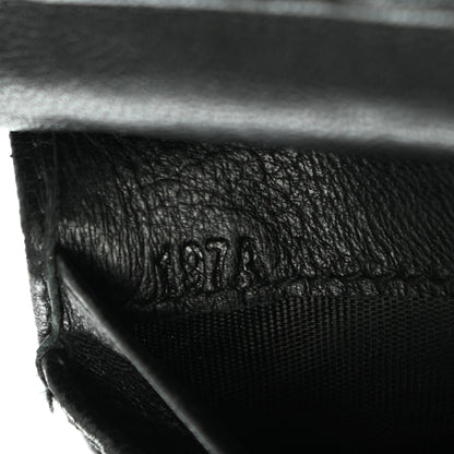 Miu Miu Nappa Matelasse Tri-Fold Flap Wallet Black 8 of 12