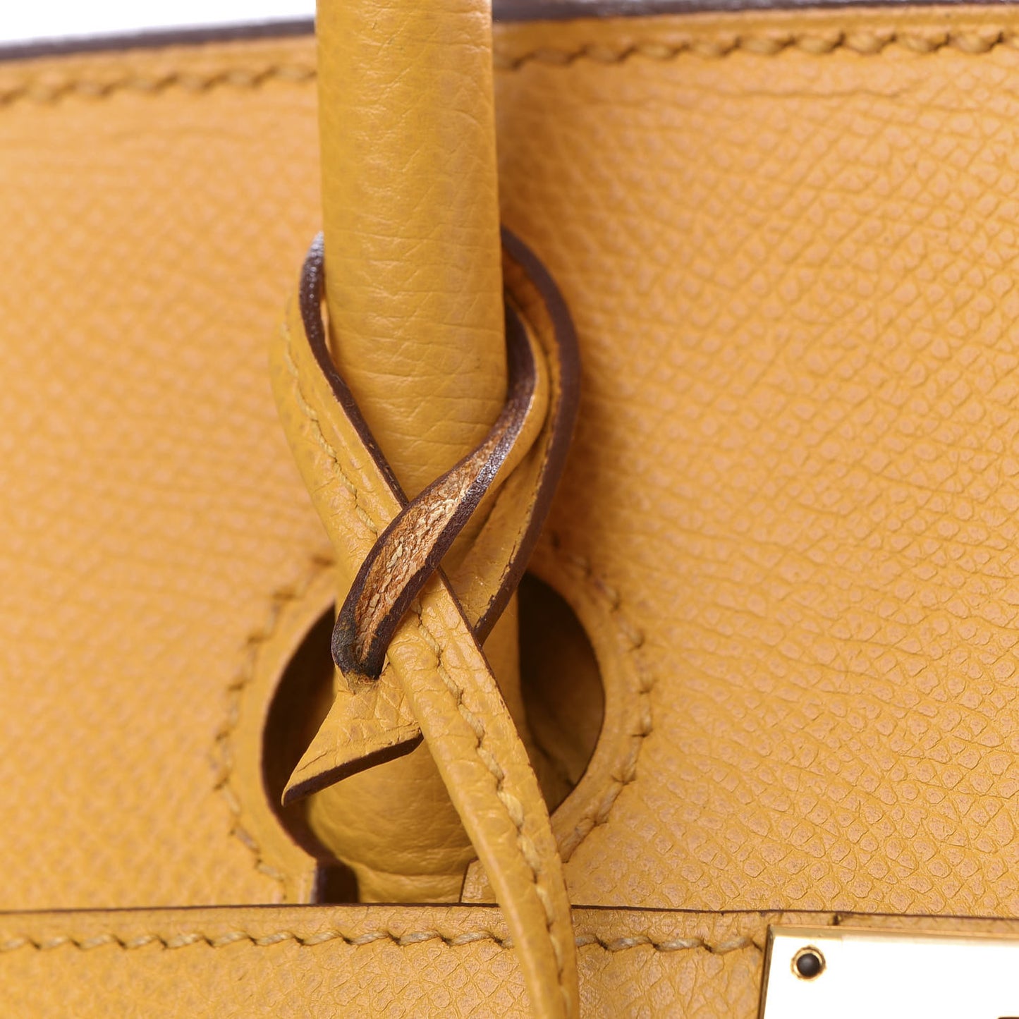 Epsom Birkin 35 Jaune Ambre