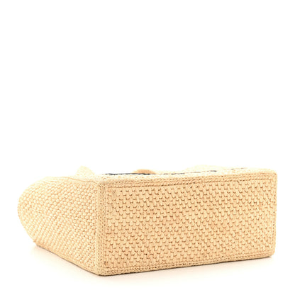 Loewe Raffia Paula's Ibiza Small Font Tote Natural Tan 4 of 13