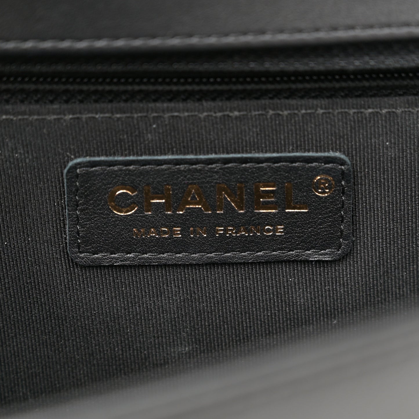 Calfskin Chevron Quilted New Medium Boy Flap Black