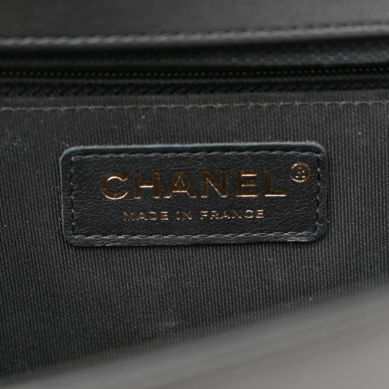 Chanel Calfskin Chevron Quilted New Medium Boy Flap Black 5 of 10