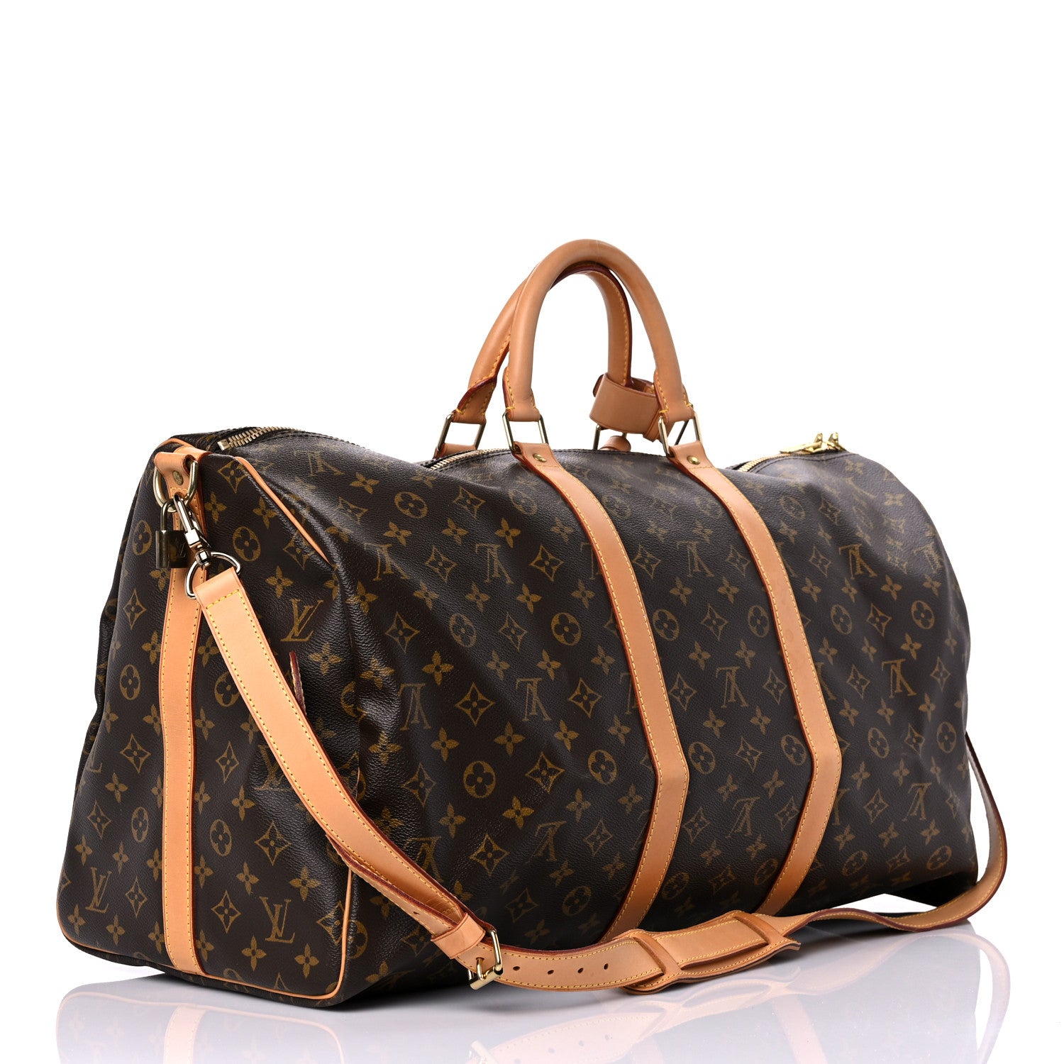 Louis Vuitton Monogram Keepall Bandouliere 55 3 of 21