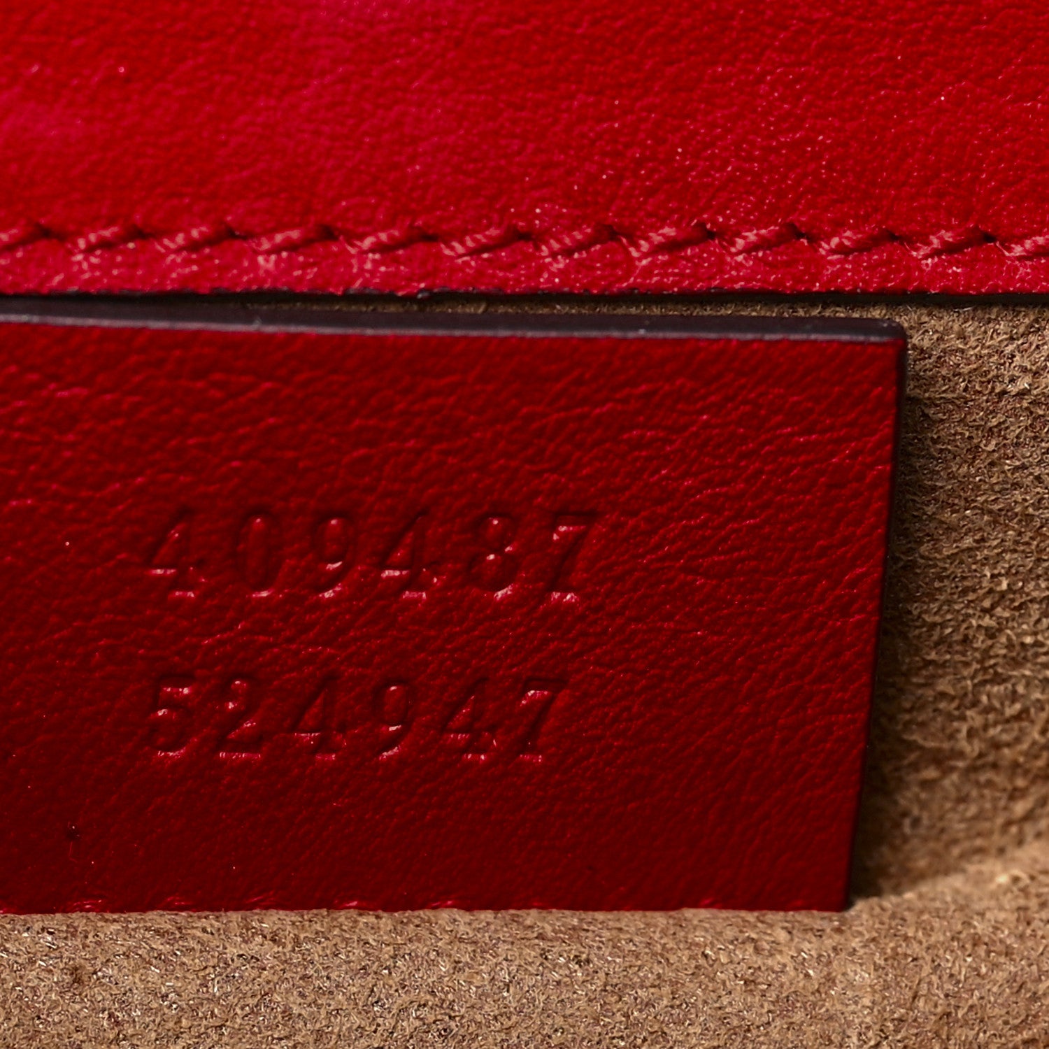 Gucci GG Supreme Monogram Calfskin Small Padlock Shoulder Bag Beige Hibiscus Red New Rosette 7 of 9