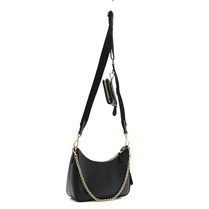 Prada Saffiano Lux Re-Edition 2005 Shoulder Bag Black 3 of 10