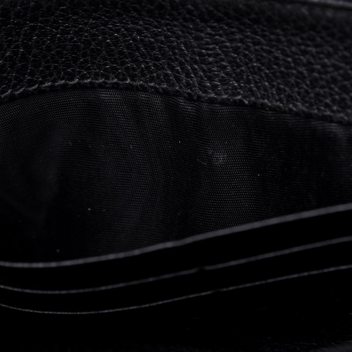 Gucci Guccissima Donna Long Wallet Black 7 of 17