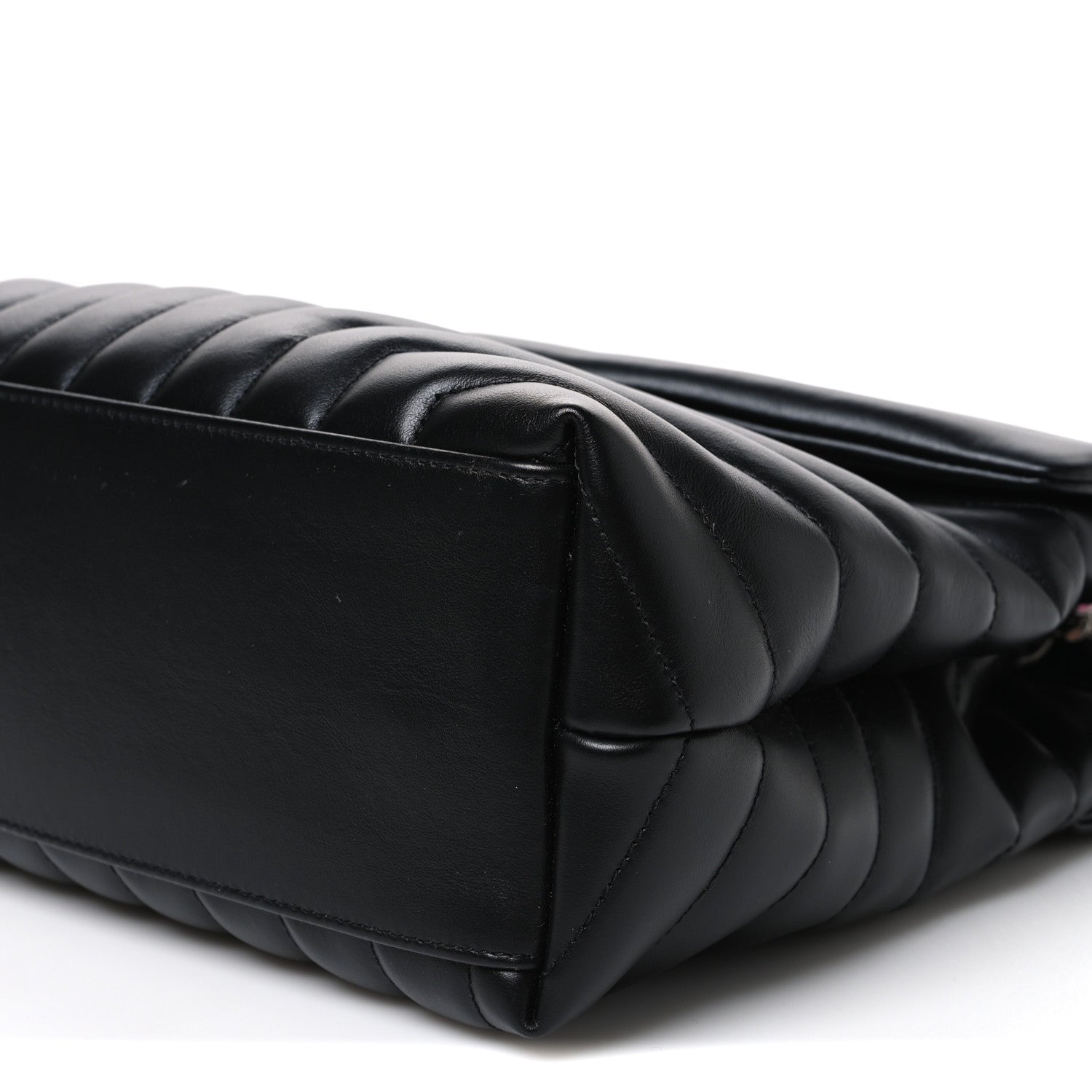 Saint Laurent Calfskin Y Quilted Monogram Medium Loulou Chain Satchel Black 10 of 10
