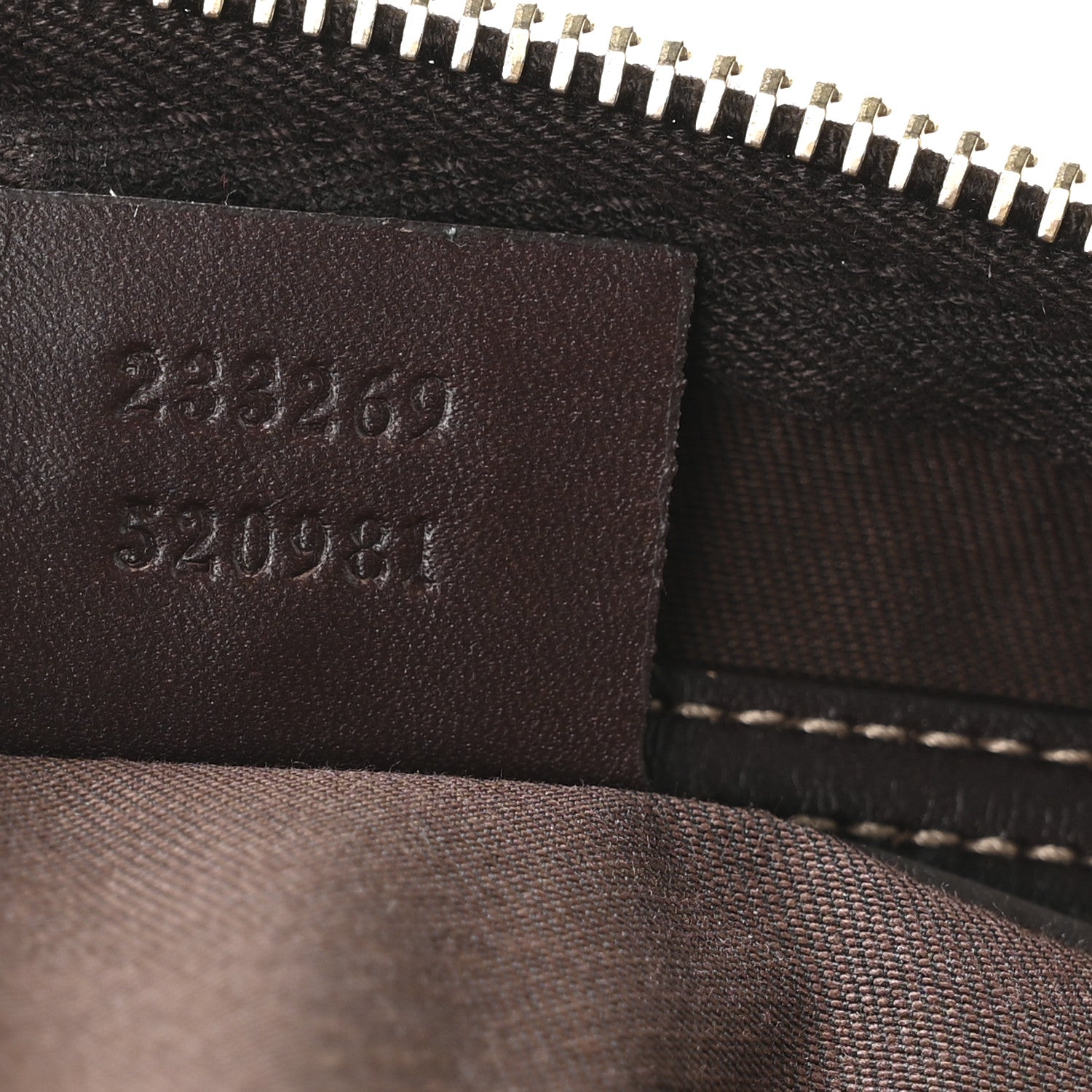 Gucci GG Supreme Monogram Belt Bag Dark Brown 6 of 9