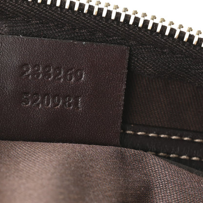 Gucci GG Supreme Monogram Belt Bag Dark Brown 6 of 9