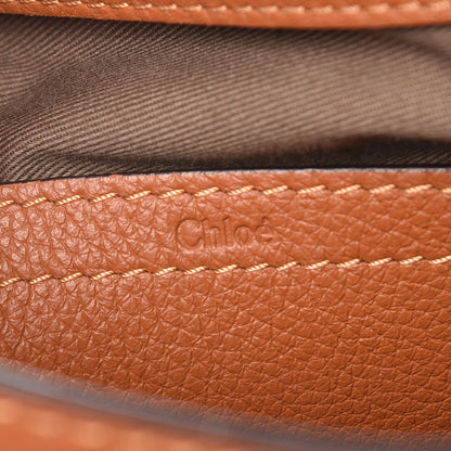 Chloe Calfskin Medium Marcie Round Crossbody Bag Tan 6 of 10