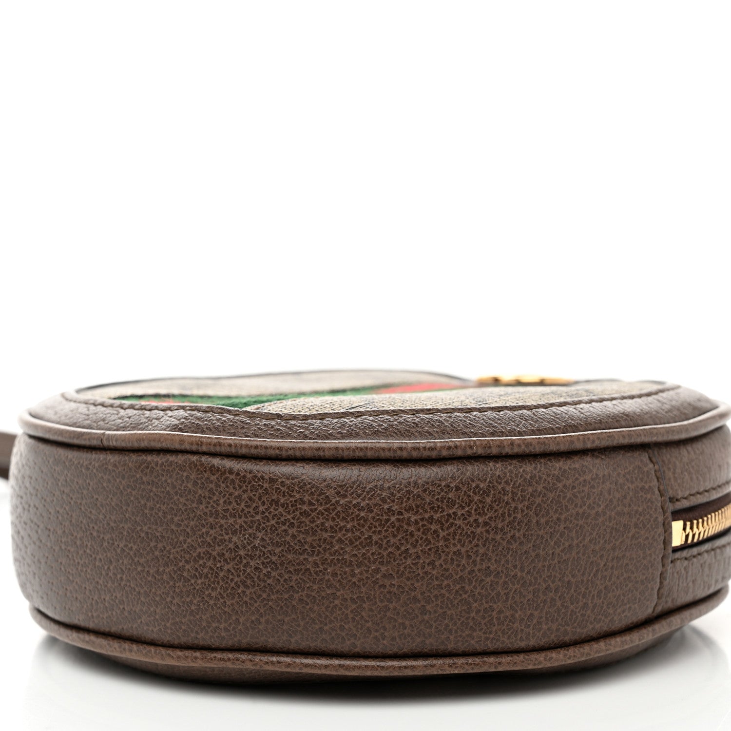 Gucci GG Supreme Monogram Web Ophidia Circle Wristlet Beige New Acero 10 of 10