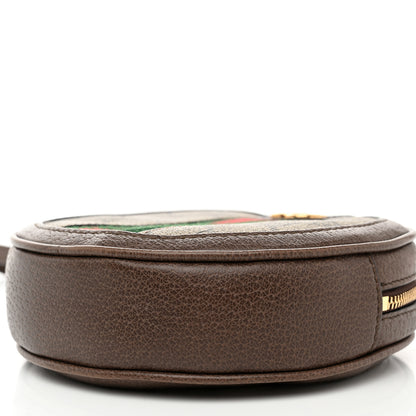 Gucci GG Supreme Monogram Web Ophidia Circle Wristlet Beige New Acero 10 of 10