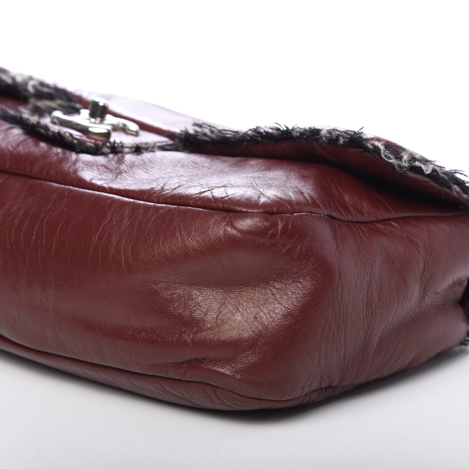 Chanel Lambskin Tweedy Flap Red 9 of 11