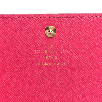Louis Vuitton Monogram 2015 Christmas Animation Sarah Wallet Hibiscus 6 of 9