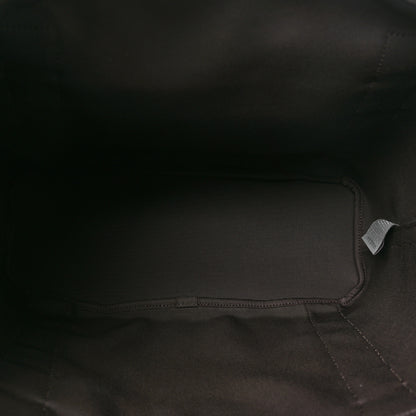 Hermes Canvas The Grooming Bag Rouge H Chocolat 6 of 12