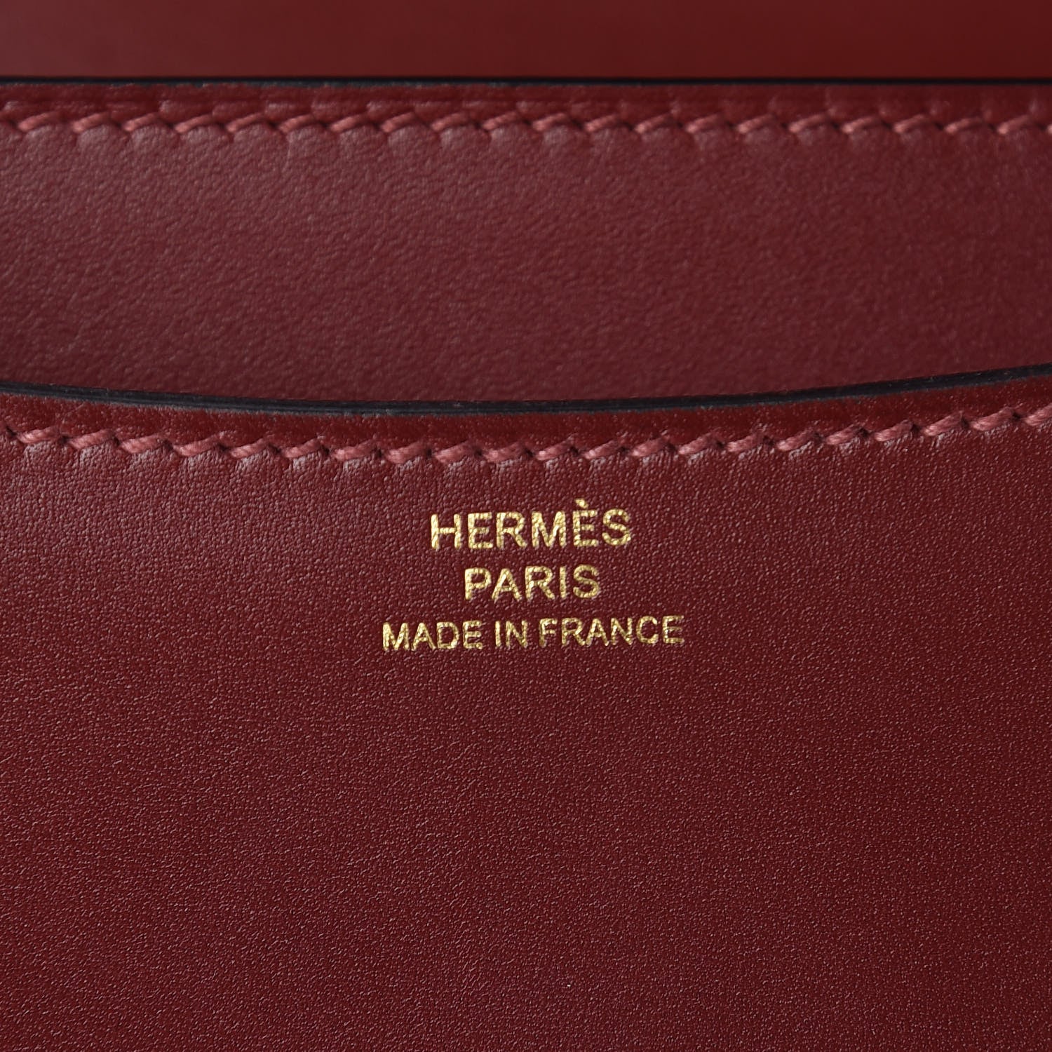Hermes Veau Monsieur Constance 18 Rouge H 8 of 21