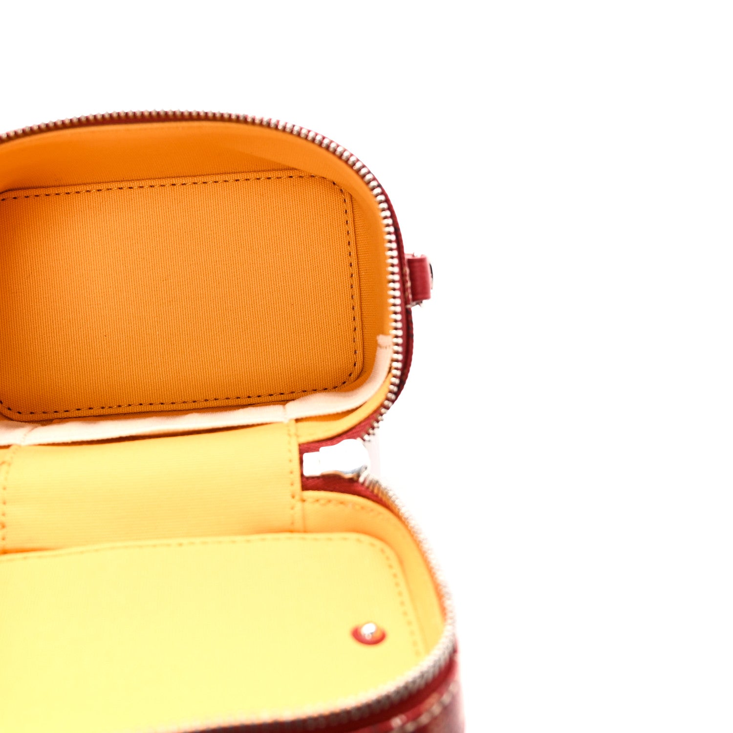 Goyard Goyardine Muse Nano Vanity Case Red 1819217 – FASHIONPHILE